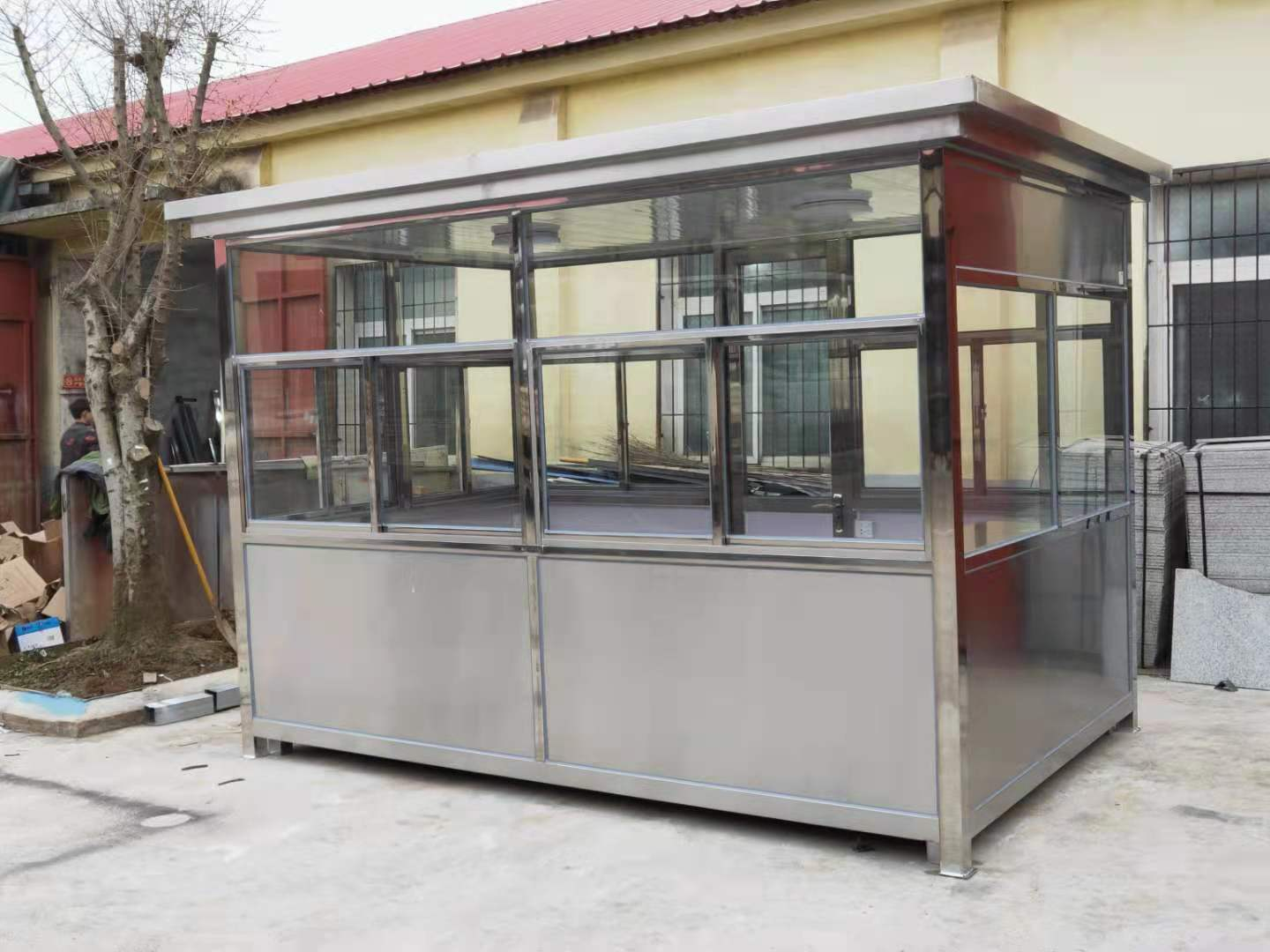 不銹鋼值班崗亭工藝