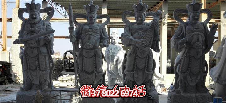 古樸雅致的大理石雕塑，見證古老神佛四大天王的傳承