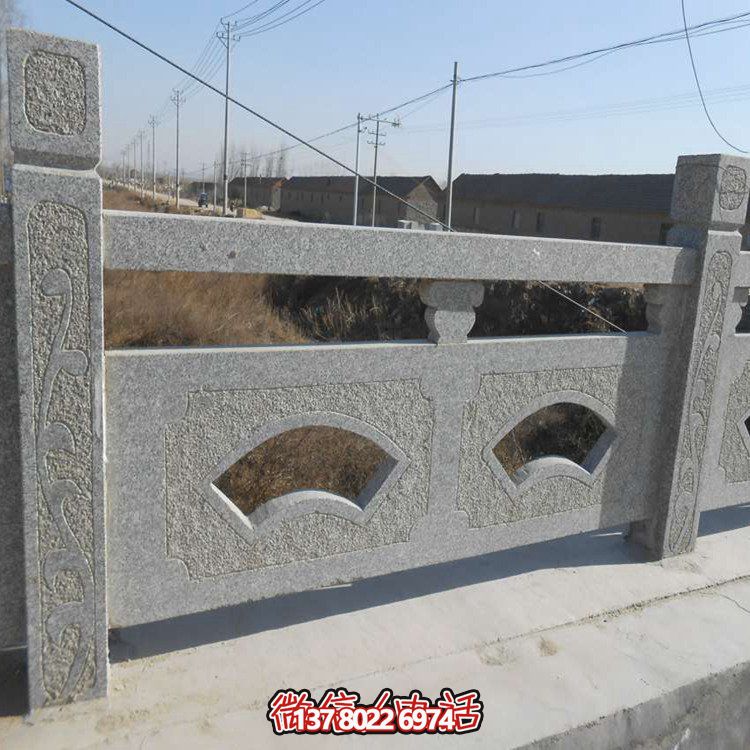 精美大理石護(hù)欄雕塑，讓戶外河道更加美觀