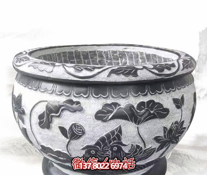 傾情精雕，高端戶外景觀缸雕塑