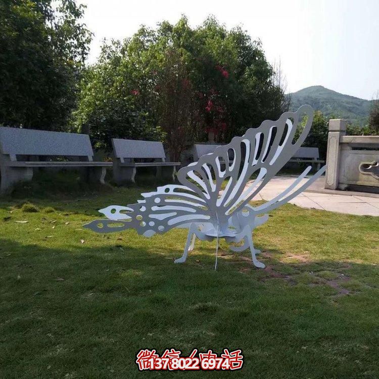 高級不銹鋼雕塑擺件，讓公園更加美麗