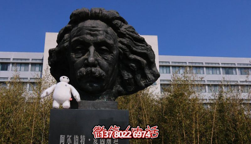 傳承名人風(fēng)采，愛因斯坦頭像銅雕